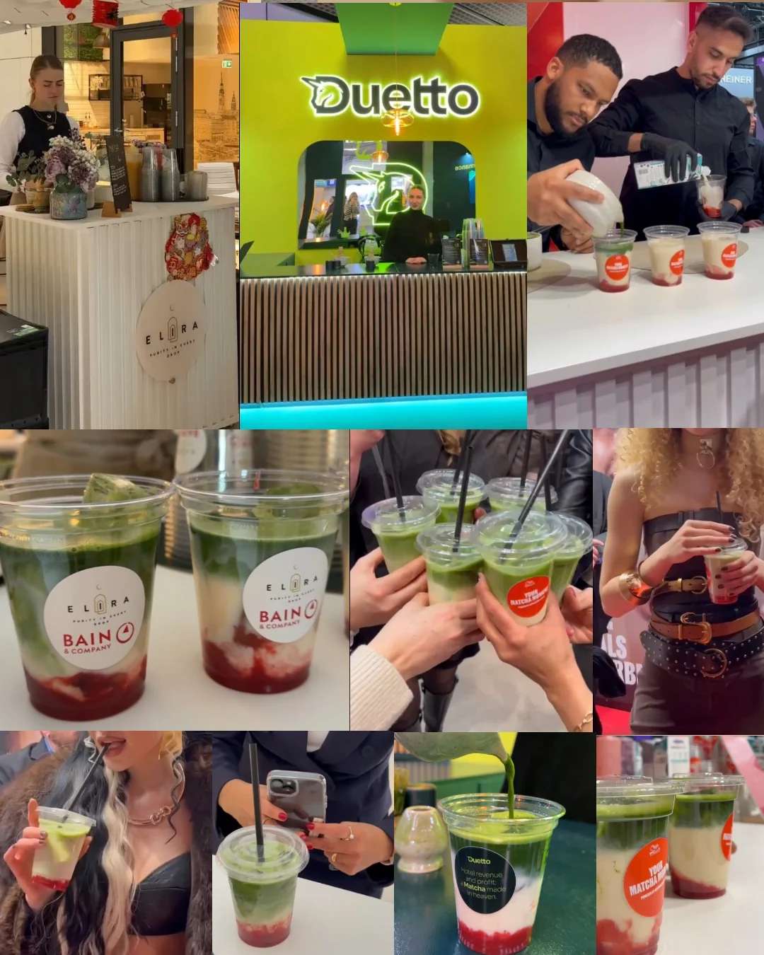 Mobile Matcha Bar von Elira auf einem Event